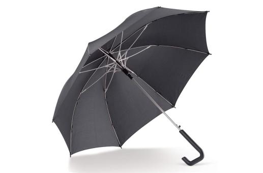 Stick umbrella 23” auto open Black/gray