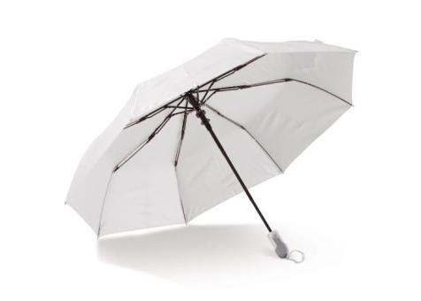 Foldable 22” umbrella auto open White