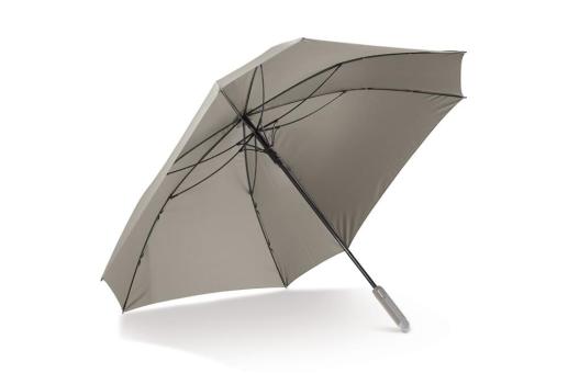 Deluxe 27” square umbrella with sleeve Taupe