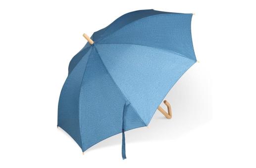 Stick umbrella 23” R-PET auto open Dark blue