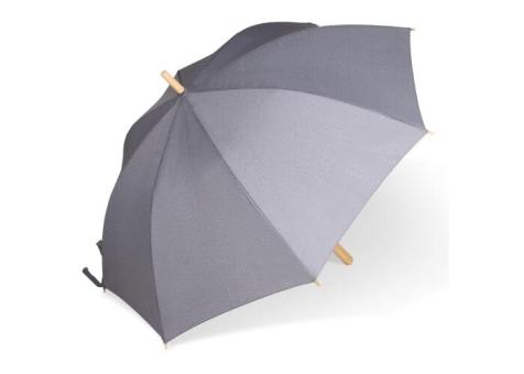 25” Regenschirm aus R-PET-Material mit Automatiköffnung Grau