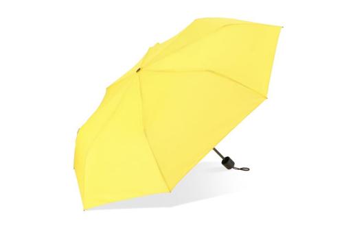 Congo 190T Pongee 21" Faltbarer Regenschirm Gelb