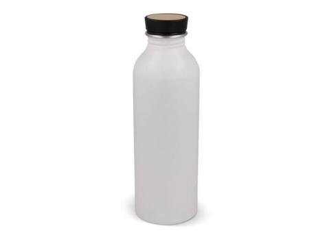 Wasserflasche Jekyll aus recyceltem Aluminium 550ml Weiß