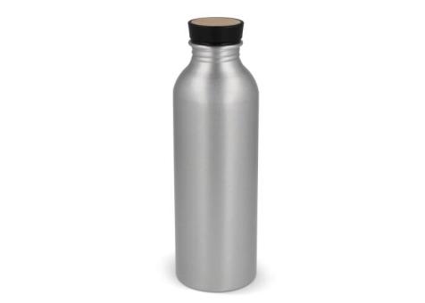 Wasserflasche Jekyll aus recyceltem Aluminium 550ml Silber