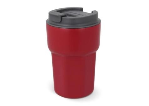 T-ceramic thermo mug with lid Zambezi 350ml Dark red
