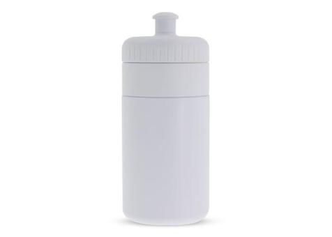 Sportflasche mit Rand 500ml Weiß