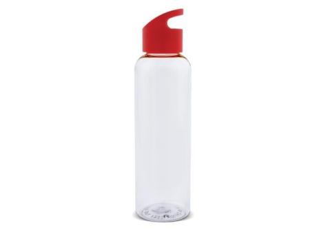 Water bottle Loop transparent R-PET 600ml Transparent red