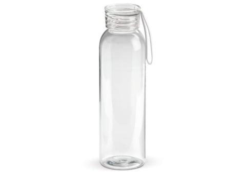 Water bottle Tritan 600ml, white White,transparent