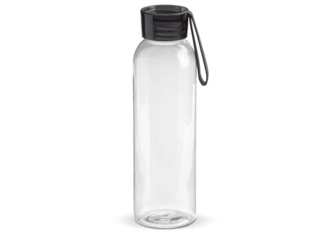 Water bottle Tritan 600ml Transparent black