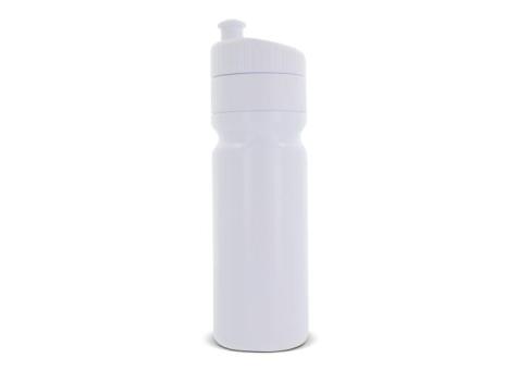 Sportflasche mit Rand 750ml Weiß
