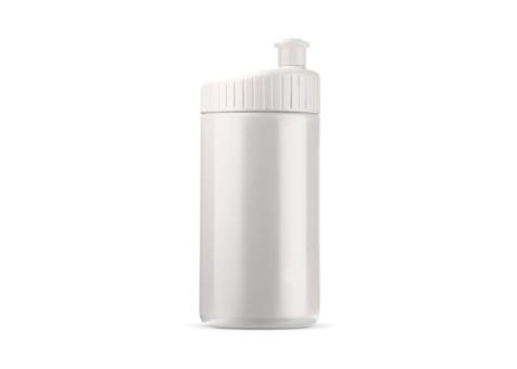 Sportflasche Design 500ml Weiß