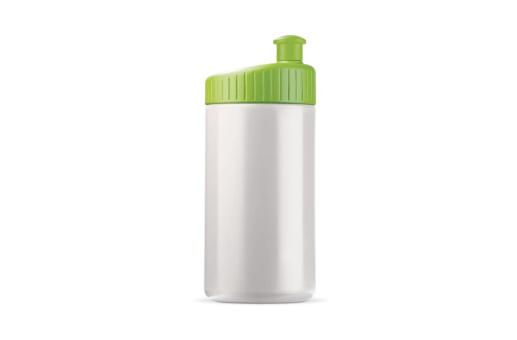 Sportflasche Design 500ml Froschgrün/weiß