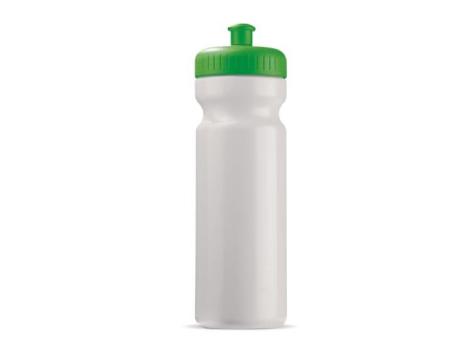 Sportflasche classic 750ml Weiß/grün