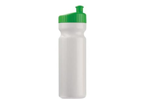 Sportflasche Design 750ml Weiß/grün