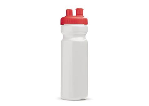 Sportflasche mit Zerstäuber 750ml Weiß/rot