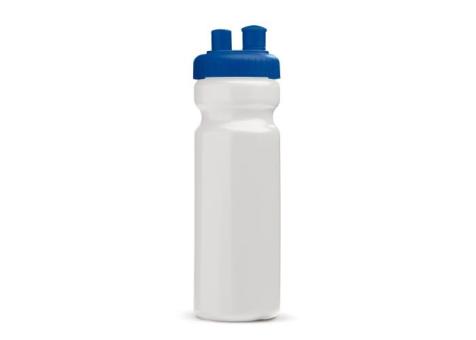 Sportflasche mit Zerstäuber 750ml Weiß/blau