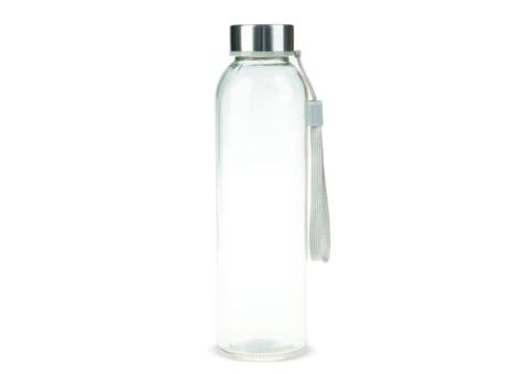 Trinkflasche aus Glas 500ml Transparent