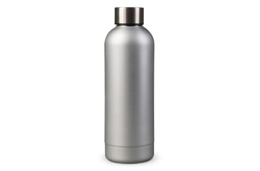 Isolierflasche matt 500ml Silber