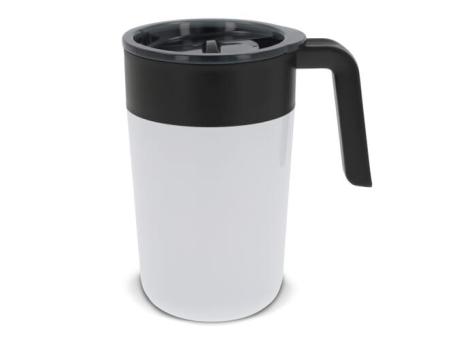 Double walled coffee mug 400ml White