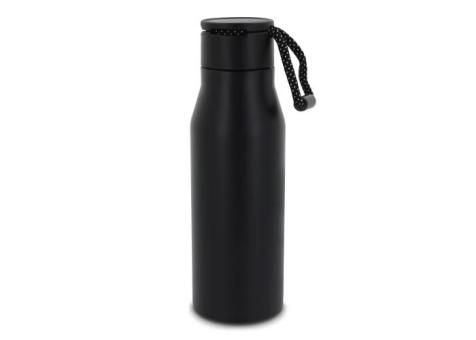 Thermo bottle with rope 600ml Black