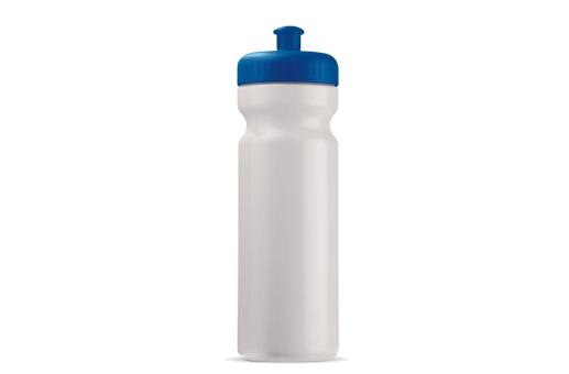 Sportflasche Bio 750ml Blau/weiß