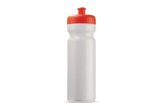 Sportflasche Bio 750ml Weiß/rot