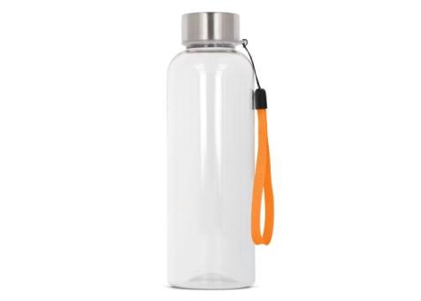 Water bottle Jude R-PET 500ml Transparent orange
