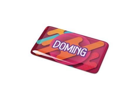 Doming Rectangle 40x20 mm White