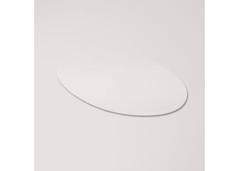 Vinyl Sticker Oval 60x35mm Transparent