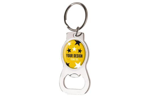 Opener keyring metal Doming Metal