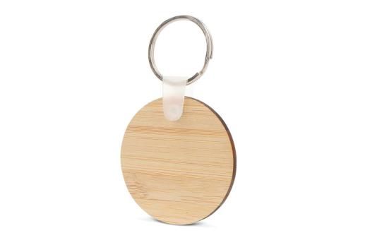 Keyring Bamboo round Nature