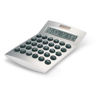 Basics 12-digits calculator Flat silver