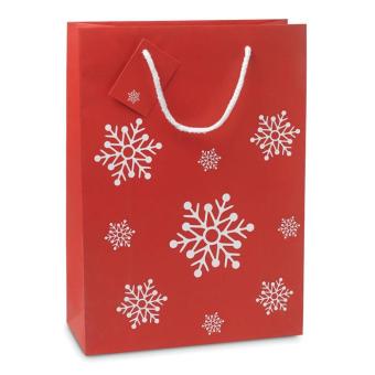 BOSSA LARGE Gift paper bag large Red