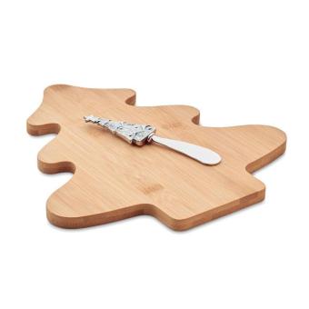 TREECHESSE Cheese board set in bamboo Timber