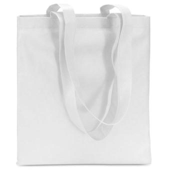 TOTECOLOR Einkaufstasche aus Vliesstoff Weiß