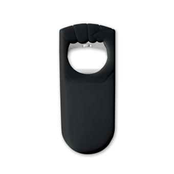 BLABBY Bottle-opener and sealer Black