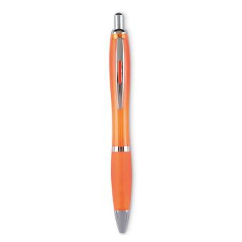 RIOCOLOUR Push button ball pen Transparent orange