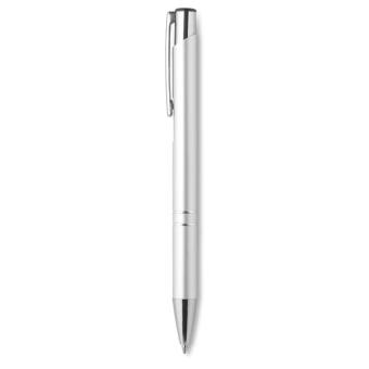 BERN Push button pen with black ink Silver