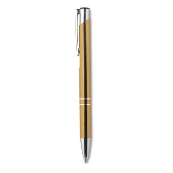 BERN Push button pen with black ink Gold
