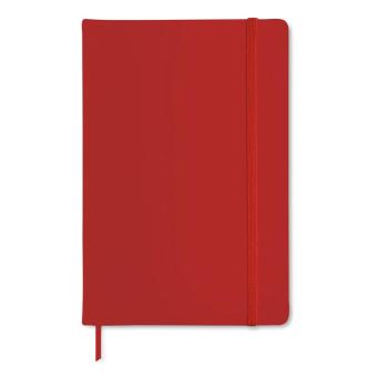 NOTELUX A6 notebook 96 lined sheets Red