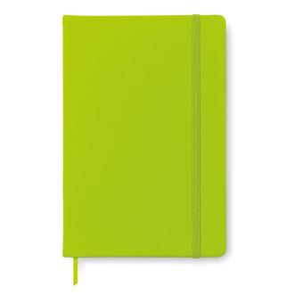 NOTELUX A6 notebook 96 lined sheets Lime