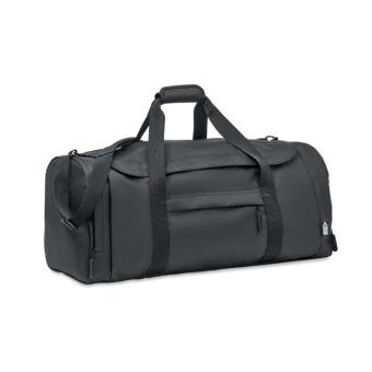 VALLEY DUFFLE Large sports bag in 300D RPET Black