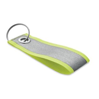 REFLEKEY Reflective key ring Neon yellow