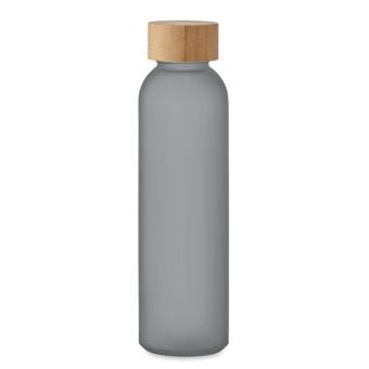 ABE Frosted glass bottle 500ml Transparent grey