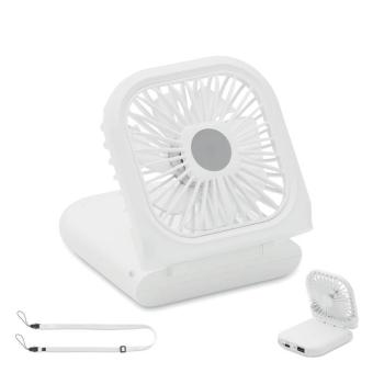 STANDFAN Portable foldable or desk fan White