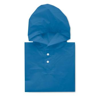 PONCHIE PEVA kid raincoat with hood Bright royal