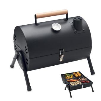 CHIMEY Portable barbecue with chimney Black