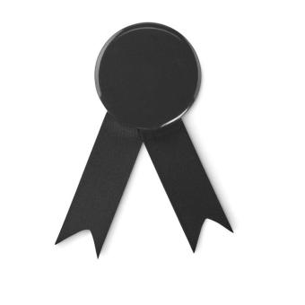 LAZO Ribbon style badge pin Black