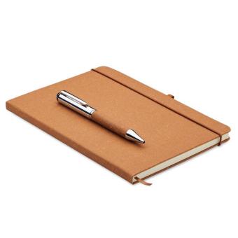 ELEGANOTE Set mit Notizbuch Beige