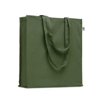 BENTE COLOUR Organic cotton shopping bag Green